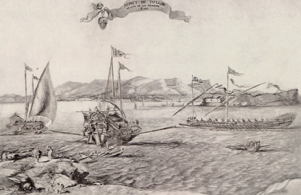 View of Toulon Harbour.