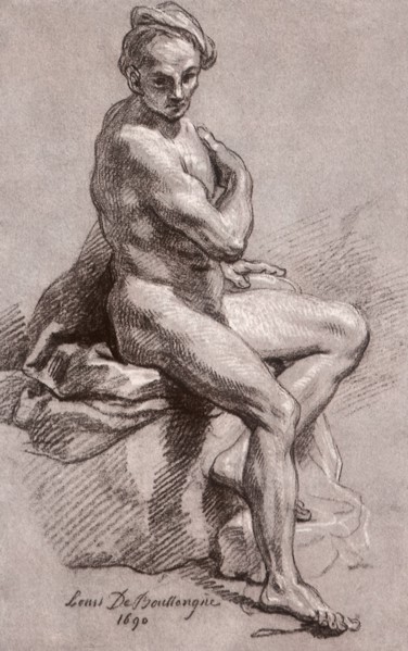 Study of a Male Nude.