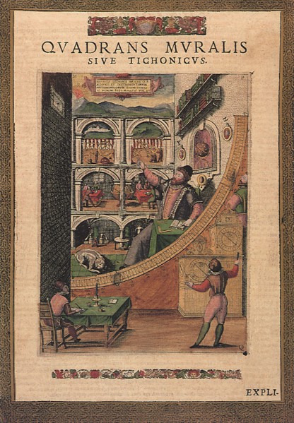 Tycho Brahe in his Observatory.