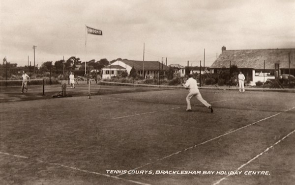 Tennis Courts, Bracklesham Bay Holiday Center.
