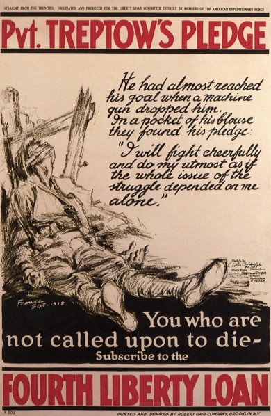 Pvt. Treptow's Pledge.