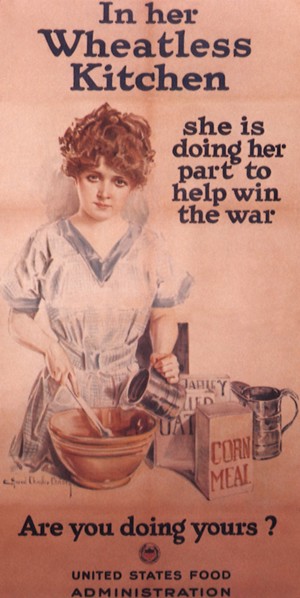 In Her Wheatless Kitchen.