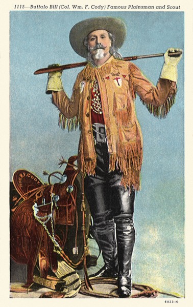 Buffalo Bill Colonel William F. Cody with Saddle.