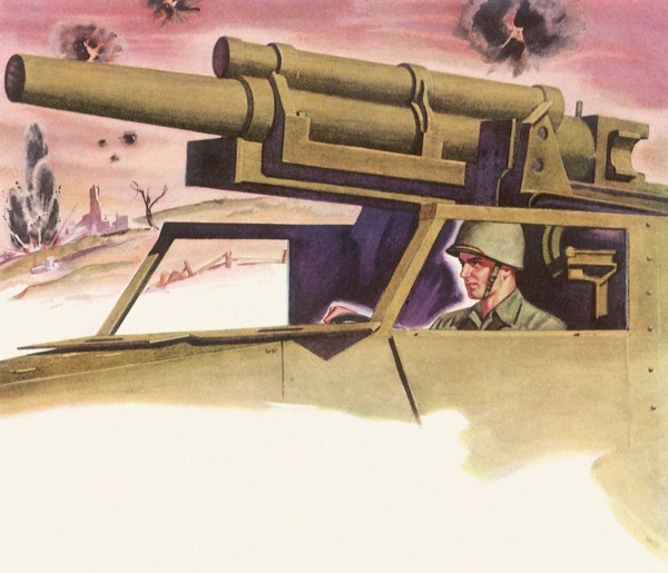Tank Destroyer in Action.
