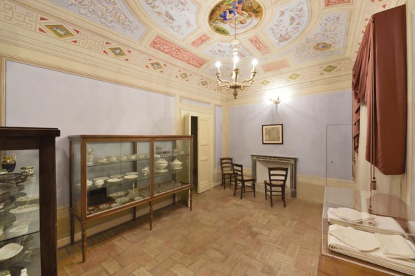 Gaspare Spontini House Museum. Natural Majolica Tiles. Marche. Italy