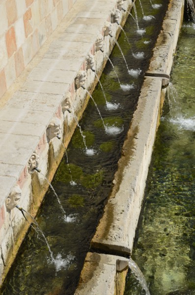 Fountain of the 99 Spouts. L'Aquila. Abruzzo. Italy