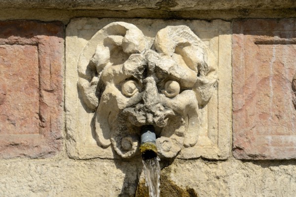 Fountain of the 99 Spouts. L'Aquila. Abruzzo. Italy