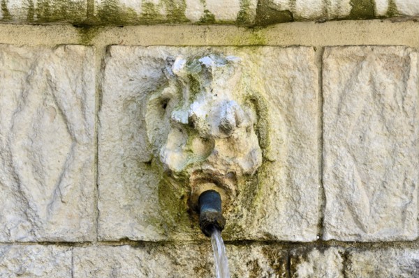 Fountain of the 99 Spouts. L'Aquila. Abruzzo. Italy