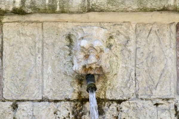 Fountain of the 99 Spouts. L'Aquila. Abruzzo. Italy