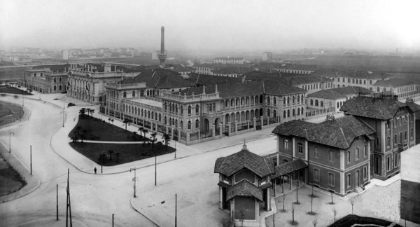 une vue de la ville de milan studios de la fin des années 1920.1927