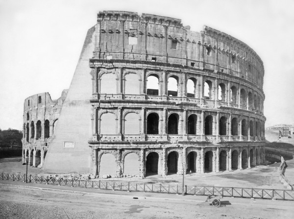 italy, lazio, rome, coliseum, about 1870
autor: anderson
