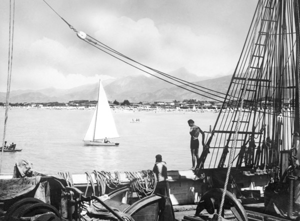 italy, tuscany, forte dei marmi, 1930