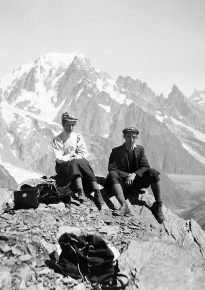 mountaineering, monte bianco, 1906