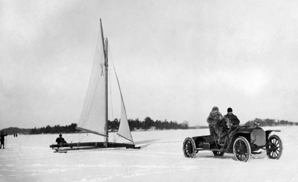sport, ice sailing