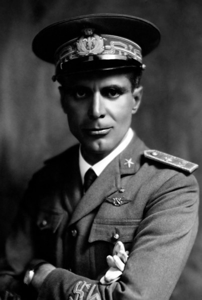 portrait d'umberto nobile, concepteur de construction aéronautique, 1910