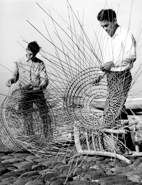 construction de cantines à filicudi, 1960