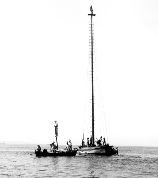 pêche à l'espadon dans le détroit de messine, 1965