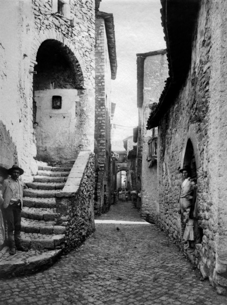 ruelle de carpineto, rome, 1910