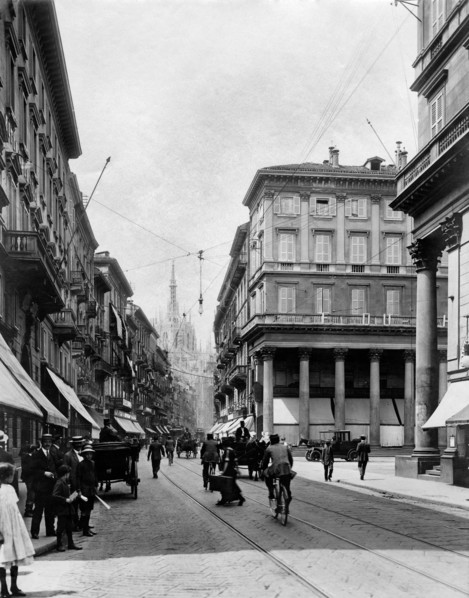 milan, corso vittorio emanuele, 1911