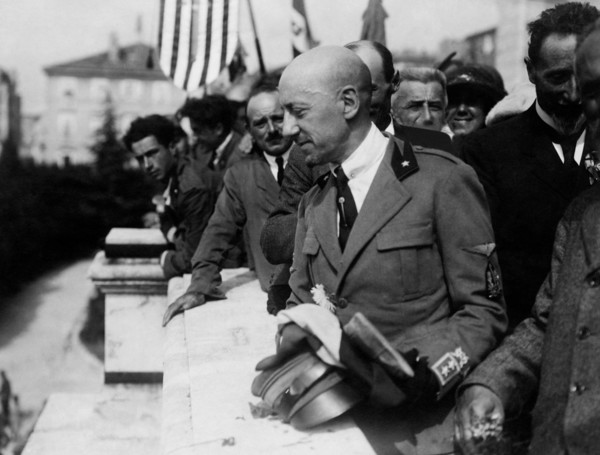 portrait de gabriele d'annunzio, 1920