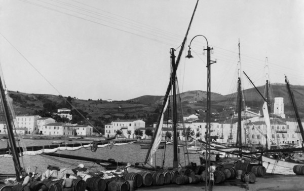 toscane, île d'elbe, vue de porto azzurro, années 1920
