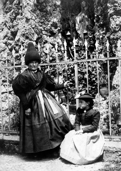 italie, bolzano, la madonnina de ponte all'isarco, 1910 1920