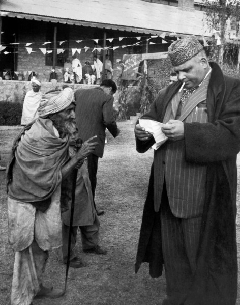 pakistan, un vieux mendiant, 1955