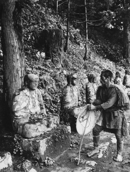 japon, nikko, méditation, 1954