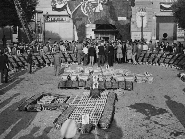 italie, campanie, naples, fête du raisin, 1920