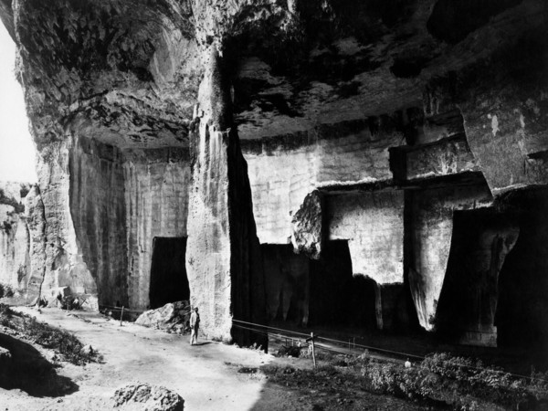italie, sicile, syracuse, latomia du paradis ou du cordari, 1910 1920