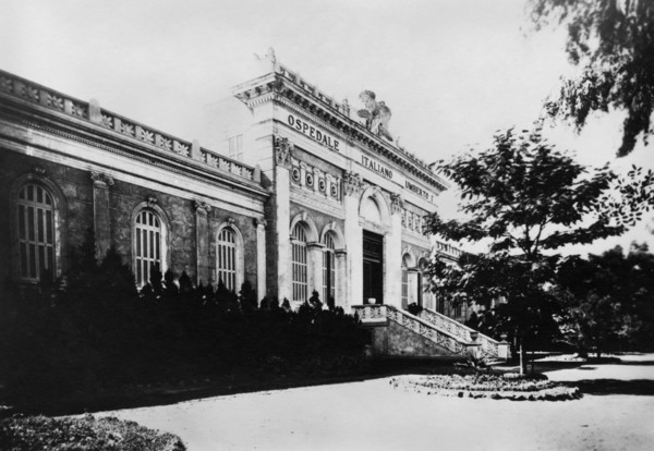 afrique, égypte, alexandrie, l'hôpital italien, 1920 1930