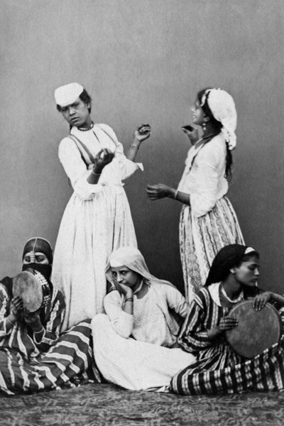 afrique, égypte, le caire, jeunes danseurs arabes, 1878