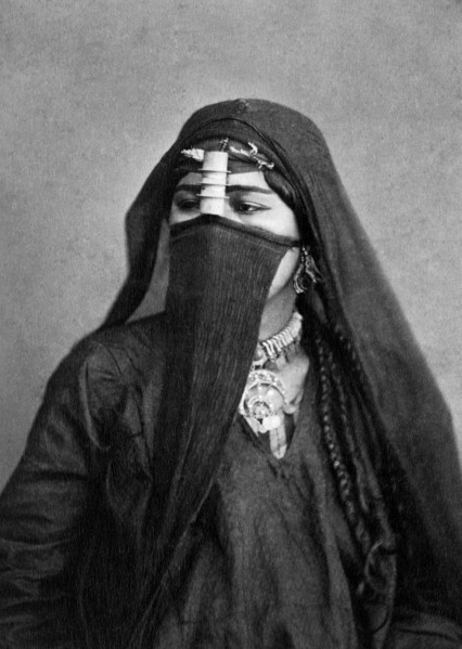 afrique, égypte, le caire, jeune femme arabe, 1878