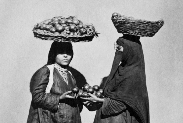 afrique, égypte, le caire, vendeurs d'oranges, vendeur d'eau, 1878