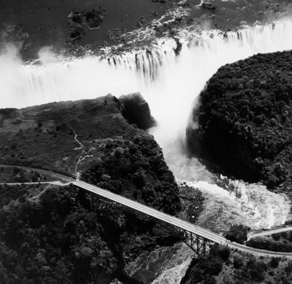 afrique, rhodésie, chutes de la victoire sur le fleuve zambezi, 1920 1930