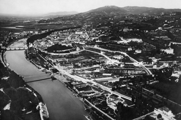 europe, italie, turin, panorama, 1910