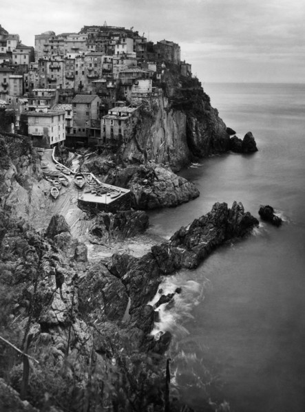 manarola, riomaggiore, ligurie, italie 1968