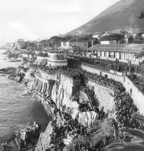 salon nautique, genova nervi, ligurie, italie, 1964
