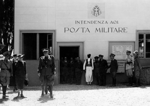 afrique, éthiopie, addis abeba, la poste militaire, 1920 1930