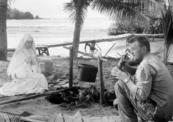 cinématographie, robert mitchum et deborah kerr dans l'âme et la chair, 1967