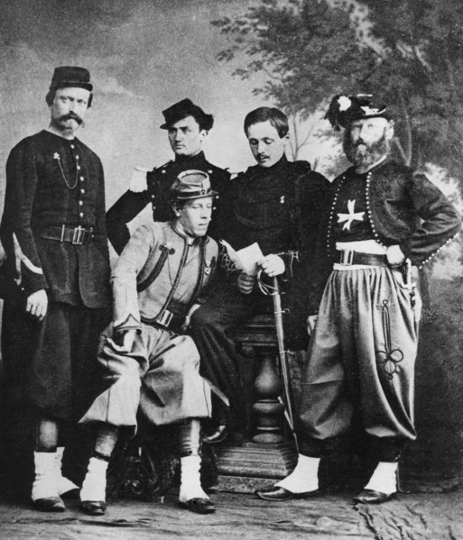 photo de zouaves, ro ro ro de 1862