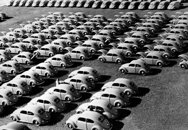groupe de voitures allemandes à moteur arrière, 1954
