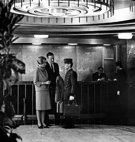 vestibule de première classe de michelangelo, 1968