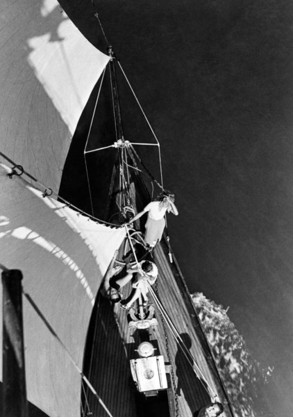 voiles sur la lagune, 1955