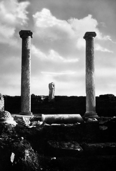 Lazio. archaeological area of Ostia Antica. 1939