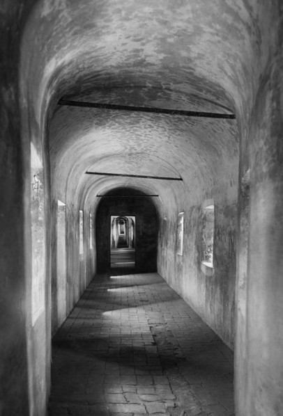 Rome. a corridor of Castel Sant'Angelo. 1930