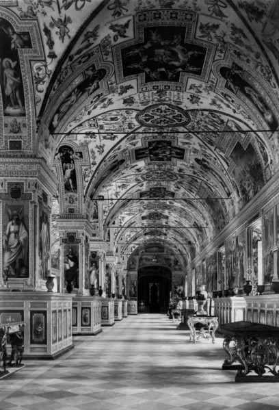 Vatican Apostolic Library By Domenico Fontana. Courtyard Of the Belvedere. Vatican City. 1900-10