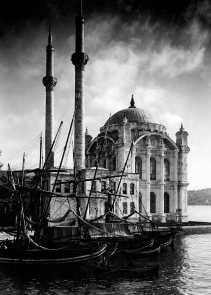 Turkey. Istanbul. The Ortakoy Mosque On The Banks Of The Bosphorus. 1951