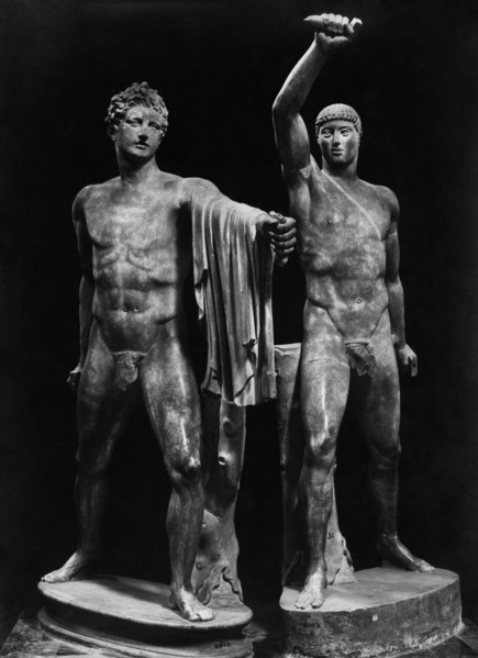 Tyrannicides Harmodius And Aristogeiton. Museo Archeologico Nazionale. Naples