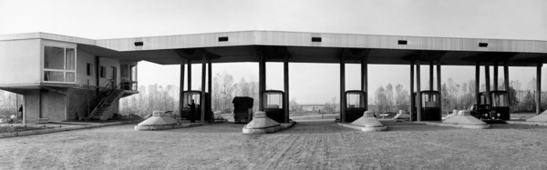 Italy. Lombardia. Melegnano. Tollbooth